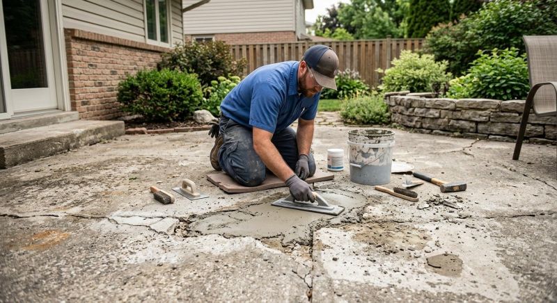Concrete Pool Patio Repair in Miami Dade County, FL
