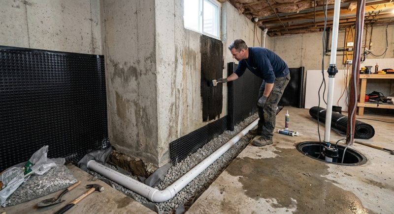 Basement Seepage Repair in Columbus, OH