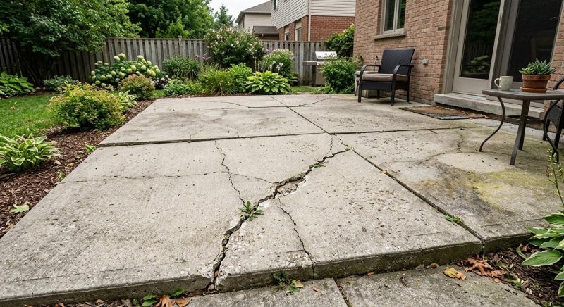 Concrete Patio Repair in West Des Moines, IA