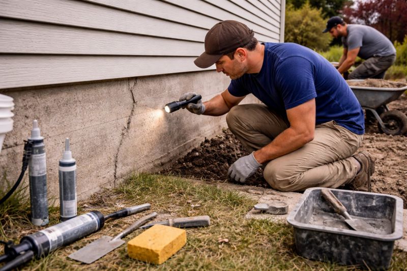 Exterior Foundation Repair in Columbus, OH